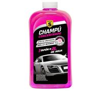 SPSIL Champú concentrado para vehículo aroma Cítrico 1 L - Limpieza profunda y efectiva - Protección adicional para la pintura del vehículo (500 ml, Flor silvestre)