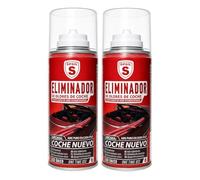 SPSIL Desodorante Antibacterial Coche 150ml Eliminador Olores Profundo con Fragancia, Neutraliza Olores a Tabaco, Mascotas y Comida Fácil Aplicación en 10 Minutos COCHE NUEVO (2 Pcs)