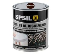 SPSIL Esmalte Sintético al Disolvente Antioxidante Marron 375ml, Directo sobre Óxido sin Imprimación - Secado Rápido para Madera y Metal - Interior y Exterior - Alto Rendimiento 8m²/L