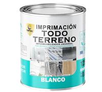 SPSIL Imprimación Universal TODO TERRENO Blanco 125ml - Anticorrosiva y Multisuperficie - Resistente Alta Temperatura y Alta Adherencia - Secado Rápido