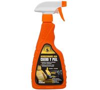 SPSIL Limpiador y Abrillantador para Salpicaderos de Coche - Spray Protector con Efecto Satinado y Antipolvo - Limpieza Profunda para Cuero, Plásticos y Vinilo Interior (Brillo Natural)