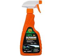 SPSIL Limpiador y Abrillantador para Salpicaderos de Coche - Spray Protector con Efecto Satinado y Antipolvo - Limpieza Profunda para Cuero, Plásticos y Vinilo Interior ABRILLANTADOR 500ML