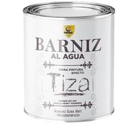 SPSIL Pintura Barniz a la Tiza Transparente Satinado 750ml - Protege la Pintura de Muebles y Proyectos de Carpintería - Aporta Belleza al Acabado - Secado Rápido