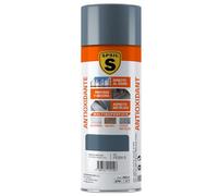 SPSIL Pintura Imprimación Antióxido en Spray Gris Oscuro 200ml - Mejora la Adherencia de la pintura - Aplicación Directa al Óxido - Previene la Corrosión - Secado Rápido
