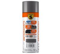 SPSIL Pintura Imprimación Antióxido en Spray Gris Oscuro 400ml - Mejora la Adherencia de la pintura - Aplicación Directa al Óxido - Previene la Corrosión - Secado Rápido