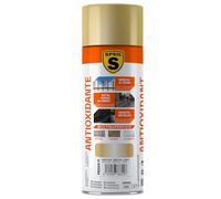 SPSIL Pintura Imprimación Antióxido en Spray Oro Metalizado 400ml - Mejora la Adherencia de la pintura - Aplicación Directa al Óxido - Previene la Corrosión - Secado Rápido