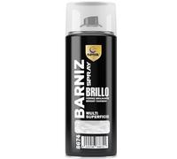 SPSIL Pintura Spray Barniz Brillo 400ml - Spray para uso Profesional y Doméstico en múltiples superficies - Alta Adherencia y Cobertura - Secado Rápido