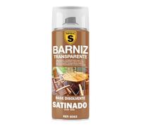 SPSIL Pintura Spray Mate Barniz Satinado(pack of 1) 400ml, Secado Rápido Profesional, Aplicación Fácil en Metal Madera Plástico, Interior Exterior Ideal DIY Decoración Muebles Automóviles