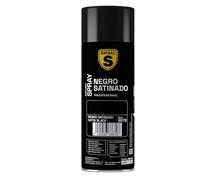SPSIL Pintura Spray Negro Satinado 200ml - Spray para uso Profesional y Doméstico en múltiples superficies - Alta Adherencia y Cobertura - Secado Rápido