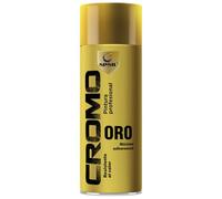 SPSIL Pintura Spray Oro CROMO 200ml - Spray para uso ORNAMENTAL en múltiples superficies - Alta Adherencia y Cobertura - Secado Rápido