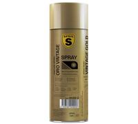 SPSIL Pintura Spray Oro Vintage Brillo 400ml - Spray para uso Profesional y Doméstico en múltiples superficies - Alta Adherencia y Cobertura - Secado Rápido