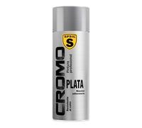 SPSIL Pintura Spray para Metal, Secado Rápido Cromo Plata(pack of 1) 200ml, Pintura Profesional Interior Exterior, Aplicación Fácil en Madera Plástico,DIY Decoración Muebles Automóviles