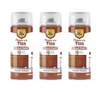 SPSIL Pro Chalk Paint Spray-Pintura en Spray Ultra Mate a la Tiza,Efecto Retro y Vintage para Muebles de Madera, Metal, Cerámica,Imprimación en Spray -Colores Marron Vintage (3 Pcs) 400ml