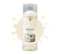 SPSIL Pro Chalk Paint Spray-Pintura en Spray Ultra Mate a la Tiza,Efecto Retro y Vintage para Muebles de Madera, Metal, Cerámica,Imprimación en Spray -Colores Blanco Roto 400ml