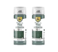 SPSIL Pro Chalk Paint Spray-Pintura en Spray Ultra Mate a la Tiza,Efecto Retro y Vintage para Muebles de Madera, Metal, Cerámica,Imprimación en Spray -Colores Negro Zen (2 Pcs) 400ml