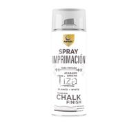 SPSIL Pro Chalk Paint Spray-Pintura en Spray Ultra Mate a la Tiza,Efecto Retro y Vintage para Muebles de Madera, Metal, Cerámica,Imprimación en Spray -Colores Imprimacion Tiza Blanco 400ml