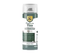 SPSIL Pro Chalk Paint Spray-Pintura en Spray Ultra Mate a la Tiza,Efecto Retro y Vintage para Muebles de Madera, Metal, Cerámica,Imprimación en Spray -Colores Negro Zen 400ml