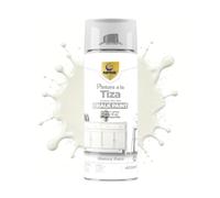 SPSIL Pro Chalk Paint Spray-Pintura en Spray Ultra Mate a la Tiza,Efecto Retro y Vintage para Muebles de Madera, Metal, Cerámica,Imprimación en Spray -Colores Blanco Puro 400ml