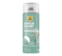 SPSIL Pro Chalk Paint Spray Verde Mar 400ml-Pintura en Spray Ultra Mate a la Tiza,Efecto Retro y Vintage para Muebles de Madera, Metal,Cerámica,Imprimación en Spray