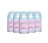 SPSIL Pro Spray Ambientador para Casa y Baño Flor DE Cerezo 250mlX6-Fragancia Larga Duración 60 Días,Elimina Malos Olores,con Extractos Naturales,para Difusor Automático o Uso Manual