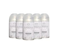 SPSIL Pro Spray Ambientador para Casa y Baño Flores Blancas 250mlX6-Fragancia Larga Duración 60 Días,Elimina Malos Olores,con Extractos Naturales,para Difusor Automático o Uso Manual