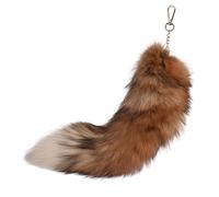 SPSMOKH Llavero de cola de piel sintética de 40 cm, colgante para cosplay, juego de rol, regalo para mujeres y niñas, Tipo: 1, 40CM