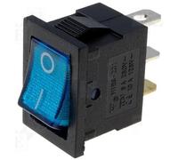 SPST 1C 2P 15A / 12VDC Interruptor de luz ON-OFF - Azul