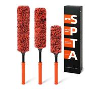 SPTA Cepillo para Llantas, 3 piezas Cepillo de Lana Sintética para Llantas, Ideal para Llantas Wheel Brush, Cepillo Limpiador Llantas, para Limpiar Profunda y eficazmente la Superficie de Llantas