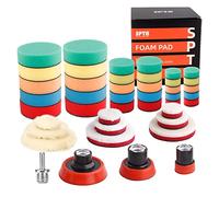 SPTA Esponja Pulir para Coche, Esponja pulir Coche, 9X Lana para Pulir 30x 30mm/50mm/80mm Kit de Esponja de Pulido Esponjas de Pulido Esponjas de Cera para Pulidora Coche, Máquina Pulidora -POSWMIX36