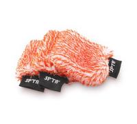SPTA Manopla de Microfibra para Lavado de Coche, Naranja, súper Suave y Absorbente, Seguro para Cualquier jabón de Coche, Cubo, Pistola de Espuma, cañón de Espuma, Otros Suministros de Limpieza
