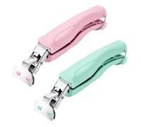 SPTECHMAKE Pinzas de acero inoxidable antiquemaduras para platos calientes, pinzas para mover platos calientes o cuencos con comida fuera del horno microondas instantáneo (2, verde, rosa)