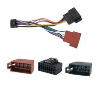 SPTSSWET Adaptador de radio ISO para coche, cable de 16 pines, arnés de cableado de radio de repuesto compatible con Kenwood JVC Alpine Harness Connector Adapter