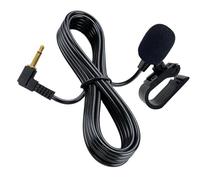 SPTSSWET Micrófono de Coche de 3,5 mm Compatible con JVC Alpine Kenwood Sony Jensen para Unidad Principal de Vehículo Habilitada Radio Estéreo GPS DVD