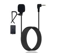 SPTSSWET Micrófono de coche de 3,5 mm estéreo externo compatible con Sony Kenwood Boss Corehan Power JVC Jensen Alpine Unidad principal de vehículo habilitado para audio GPS DVD