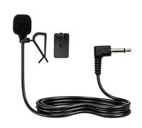 SPTSSWET Micrófono de coche de 3,5 mm estéreo externo compatible con Sony Kenwood Boss Corehan Power JVC Jensen Alpine Unidad principal de vehículo habilitado para audio GPS DVD