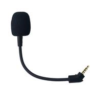 SPTSSWET Micrófono de juego de repuesto compatible con Kingston HyperX Cloud Revolver S, auriculares para juegos Revolver, micrófono desmontable con cancelación de ruido, 3.5 mm, color negro