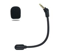 SPTSSWET - Micrófono de repuesto desmontable para Kingston para HyperX Cloud Flight S para PS4, Xbox One, PC, micrófono con indicador luminoso para silenciar el sonido, jack de 3,5 mm, 16 cm