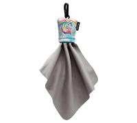 SPUDZ Limpiador clásico de lentes de microfibra, bolsa con clip, lavable, para prismáticos, visores, gafas, pantallas | unicornio pastel, 15,2 x 15,2 cm