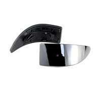 SPUFKGE Carcasa luces traseras 2 Uds Reflector De Parachoques Trasero Para Lexus Para MK II IS 200d 250 220d 2005-2014 Carcasa Luz Trasera Parada Y Freno Sin Bombilla(Black Lens No Light)