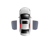 SPUFKGE Coche Parasol Ventana para Ford para Everest 2023-2025 Parasol para Ventana Lateral Trasera, Visera para Parabrisas Delantero Cortina Malla para Vehículo
