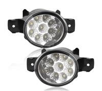 SPUFKGE Faro antiniebla LED Luces Antiniebla Para Nissan Para Qashqai J10 2007-2013 Luz LED Para + 2 2007-2012 Faros Halógenos(LED Fog A)