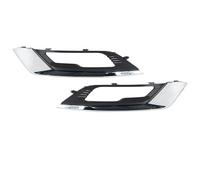 SPUFKGE Faro antiniebla LED Parachoques Delantero LED DRL Marco Cubierta Luz Conducción Diurna Para Fusion Para Mondeo Para Explorer Sport 2017-2019 Foglight Foglamp(1Pair Cover)