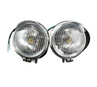 SPUFKGE Faro Delantero Motocicleta 1 Par Faros Antiniebla Universales para Motocicleta, Lámpara para Touring, para Sportster, para XL 883 1200 72 48 para Dyna para Softail