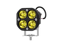 SPUFKGE Faro Delantero Motocicleta Focos Led Trabajo para Coche Camión 4x4, Todoterreno, ATV, 3 Pulgadas 12V 24V, Luces Tipo Pod Faros para Motocicletas Barra Antiniebla