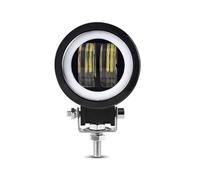 SPUFKGE Faro Delantero Motocicleta para camión SUV UTV ATV Tractor lámpara antiniebla Motocicleta Universal 3 "luz de Trabajo Ojo Ángel LED focos portátiles