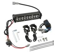 SPUFKGE Faro Delantero Motocicleta para CRF110F CRF230 CRF250R CRF450R 1997-2022 60W Kit De Barra Luz LED Motocross con Cableado Interruptor Soporte Montaje