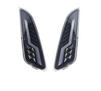 SPUFKGE Faro Delantero Motocicleta para Piaggio para para Vespa para Elettrica para Sprint para Primavera 50/125/150 LED Indicador Señal Giro Delantero Trasero Luz Circulación Diurna
