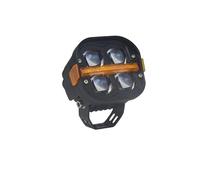SPUFKGE Faro Delantero Motocicleta para R1200GS R1250GS F800 F850 F900/motocicleta SUV ATV UTV 4 "Foco Luz LED Trabajo Antiniebla Lámpara Conducción DRL Doble Color