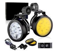 SPUFKGE Faro Delantero Motocicleta para R1200GS R1250GS F800 F850 F900 Motocicleta SUV ATV UTV Camión 4,5 "Foco De Luz LED Trabajo Luces Antiniebla Lámpara Conducción 100W