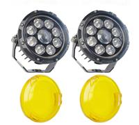 SPUFKGE Faro Delantero Motocicleta para R1200GS R1250GS F800 F850 F900 Motocicleta SUV ATV UTV Camión 5 "Foco De Luz LED Trabajo Luces Antiniebla Lámpara Conducción 140W